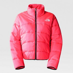 The North Face 2000 Synthetic Puffer Jacket Brilliant Coral | IQMZER-428