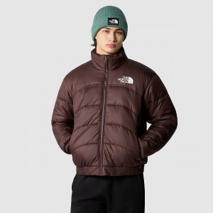 The North Face 2000 Synthetic Puffer Jacket Coal Brown | ZIUOAT-216