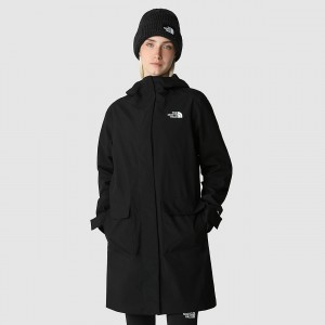 The North Face City Breeze Rain Parka II Tnf Black | RDNXEK-416