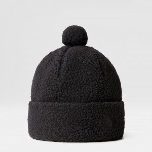 The North Face Cragmont Fleece Beanie Tnf Black - Tnf Black | XYHMTJ-629