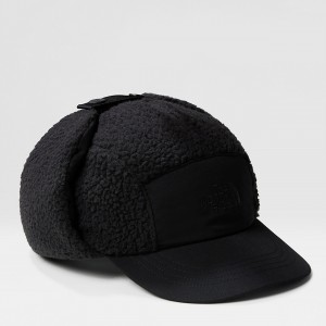 The North Face Cragmont Fleece Trapper Hat Tnf Black - Tnf Black | GBDLEW-549