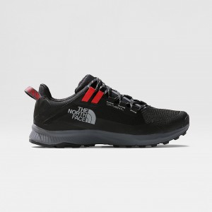 The North Face Cragstone Waterproof Hiking Shoes Tnf Black - Vanadis Grey | AQMSDT-143