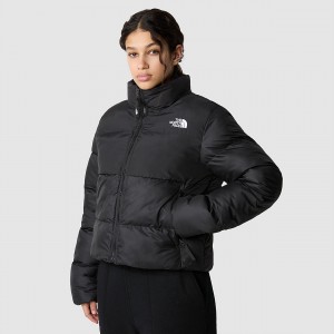 The North Face Cropped Saikuru Jacket Tnf Black | IVUMEH-724