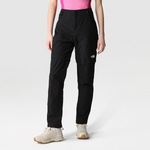 The North Face Exploration Convertible Straight Trousers Tnf Black | NPTKHQ-519