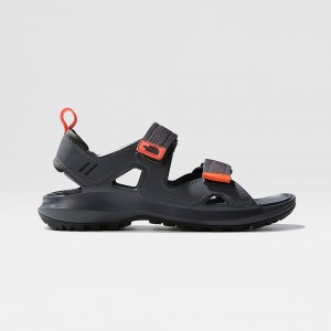 The North Face Hedgehog III Sandals Asphalt Grey/Retro Orange | XSNCWB-470