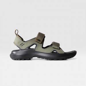 The North Face Hedgehog III Sandals Burnt Olive Green - Tnf Black | BPOJNV-634