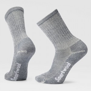 The North Face Hike Classic Edition Light Cushion Crew Socks Light Gray | HBQCEI-742