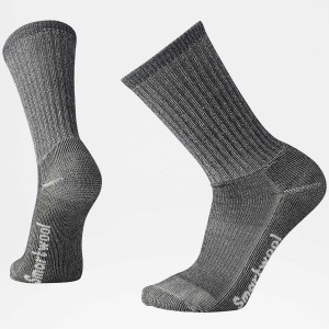 The North Face Hike Light Crew Socks Gray | BOUYDF-850