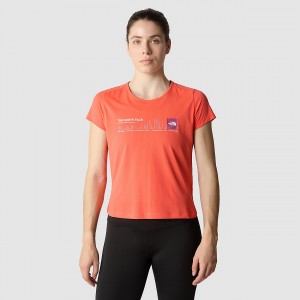 The North Face Kikash T-Shirt Radiant Orange | MLARBU-037