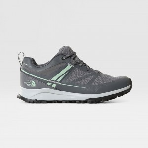 The North Face Litewave FUTURELIGHT™ Hiking Shoes Zinc Grey/Green Mist | BJLHNT-370