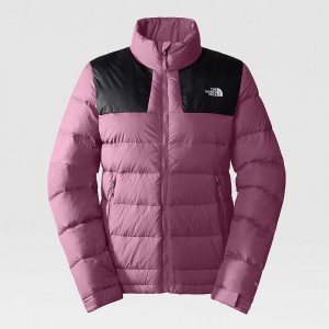 The North Face Massif Down Jacket Red Violet - Tnf Black | HEKYLM-270