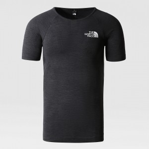 The North Face Mountain Athletics Lab Seamless Top Tnf Black - Asphalt Grey | KQIXPV-476