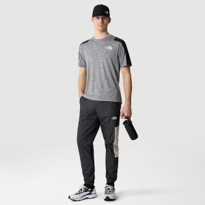 The North Face Mountain Athletics Wind Track Trousers Asphalt Grey - Tnf Black - Dove Grey | EBSITX-958