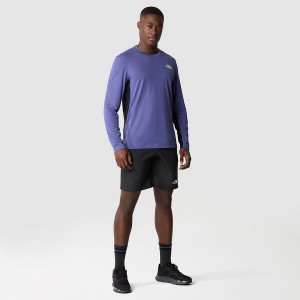 The North Face Mountain Athletics Woven Shorts Asphalt Grey - Tnf Black | TFROJP-891