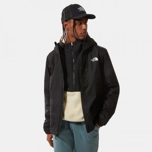 The North Face New Mountain Q Jacket Tnf Black | NEKRFZ-136