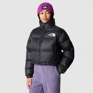 The North Face Nuptse Short Jacket Tnf Black - Tnf Black | FGJMZU-467