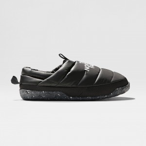 The North Face Nuptse Winter Mules Tnf Black - Tnf White | QIGHKR-375