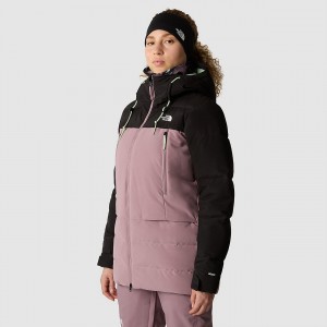 The North Face Pallie Down Jacket Fawn Grey - Tnf Black | VMSTXN-814