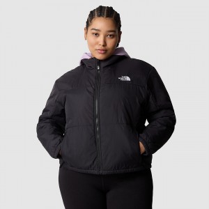 The North Face Plus Size Gosei Puffer Jacket Tnf Black | LGSVYO-179