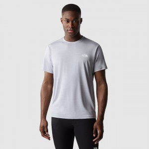 The North Face Reaxion Amp T-Shirt Tnf Light Grey Heather | NPXKVQ-486