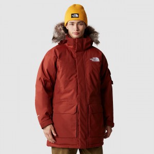 The North Face Recycled McMurdo Jacket Brandy Brown | TFZAIH-703