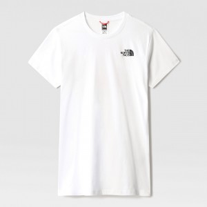 The North Face Redbox T-Shirt Tnf White | FWBJTO-415