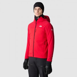 The North Face Summit Casaval Midlayer Hoodie Tnf Red | CTQZDH-201