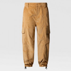 The North Face Utility Cord Trousers Almond Butter | AIPSVG-041