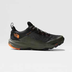 The North Face VECTIV™ Exploris II Hiking Shoes New Taupe Green Exploris Camo Print/Tnf Black | XCKOVY-493