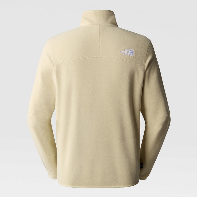 The North Face 100 Glacier 1/4 Zip Fleece Gravel | ODNVZY-896