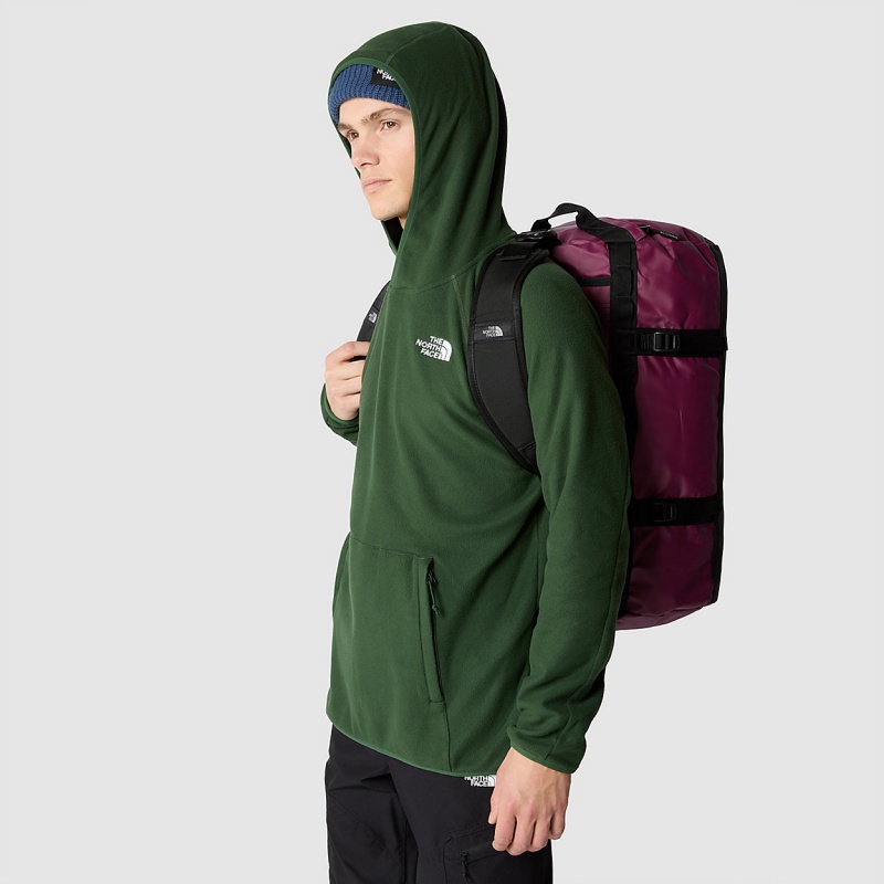 The North Face 100 Glacier Fleece Hoodie Pine Needle | IFKXEO-421