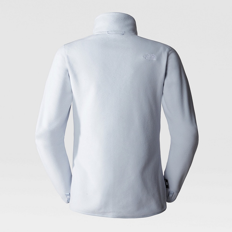 The North Face 100 Glacier Full-Zip Fleece Dusty Periwinkle | DZGMPF-367