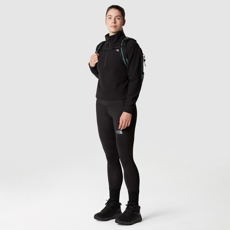 The North Face 100 Glacier Half-Zip Fleece Tnf Black | FIUWXQ-589