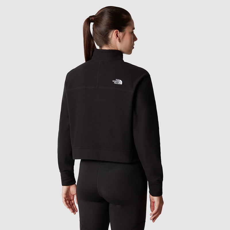 The North Face 100 Glacier Half-Zip Fleece Tnf Black | FIUWXQ-589