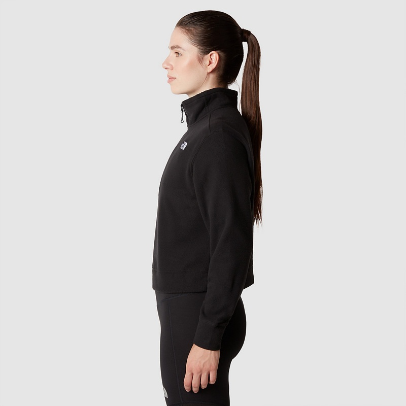 The North Face 100 Glacier Half-Zip Fleece Tnf Black | FIUWXQ-589