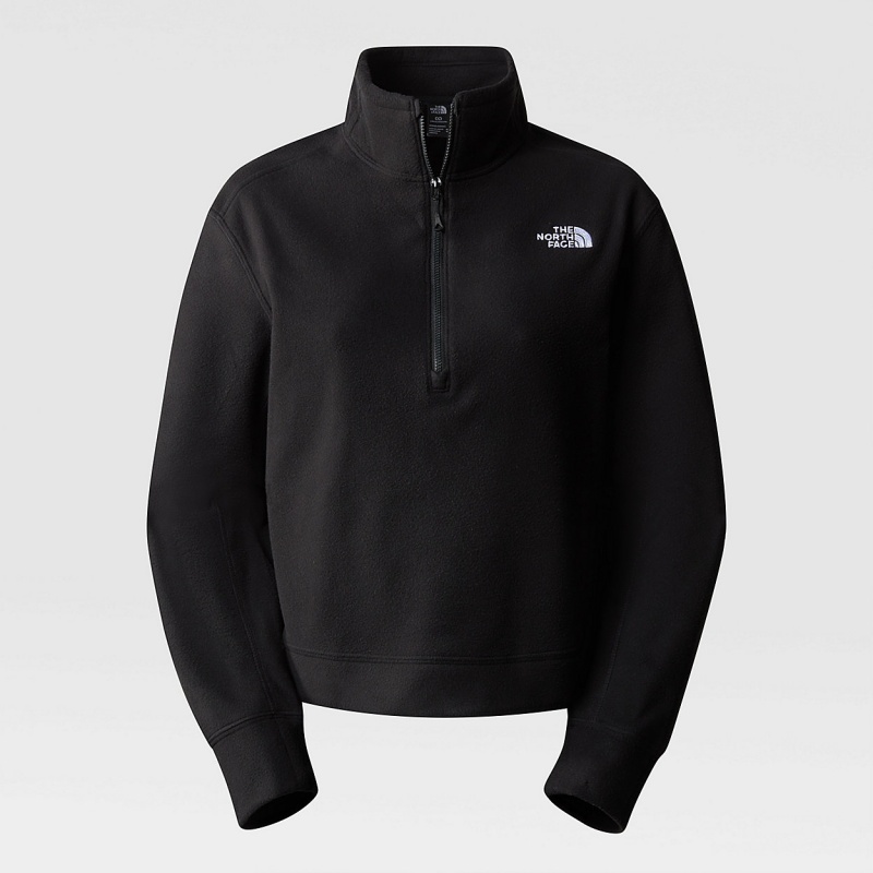 The North Face 100 Glacier Half-Zip Fleece Tnf Black | FIUWXQ-589