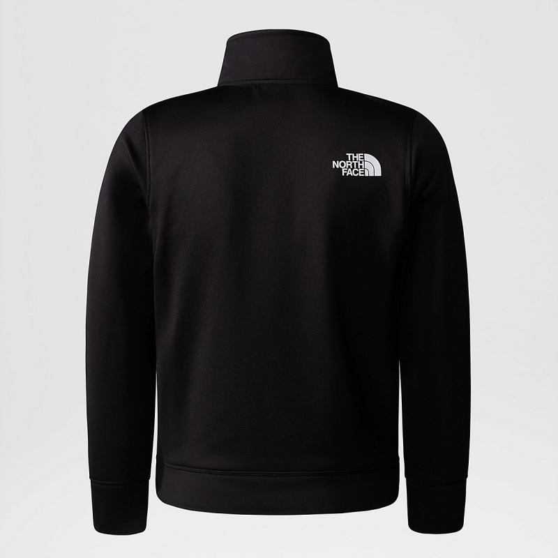 The North Face 1/4 Zip Sweatshirt Tnf Black - Tnf Black | OUXNSD-962