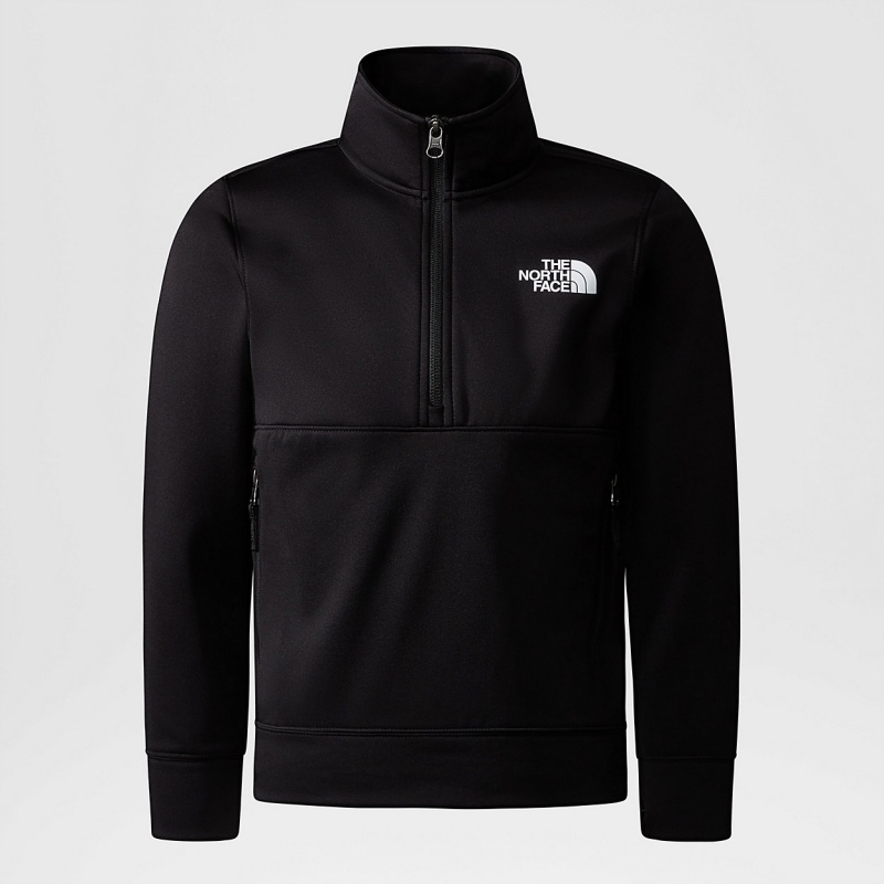 The North Face 1/4 Zip Sweatshirt Tnf Black - Tnf Black | LYWBTQ-741