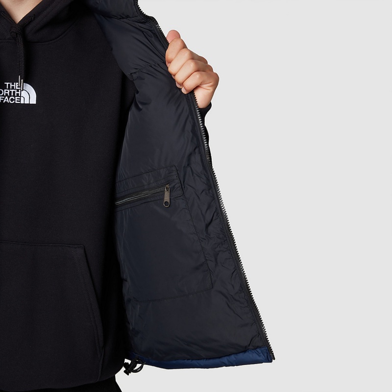 The North Face 1996 Retro Nuptse Gilet Summit Navy - Tnf Black | LAKBOW-839