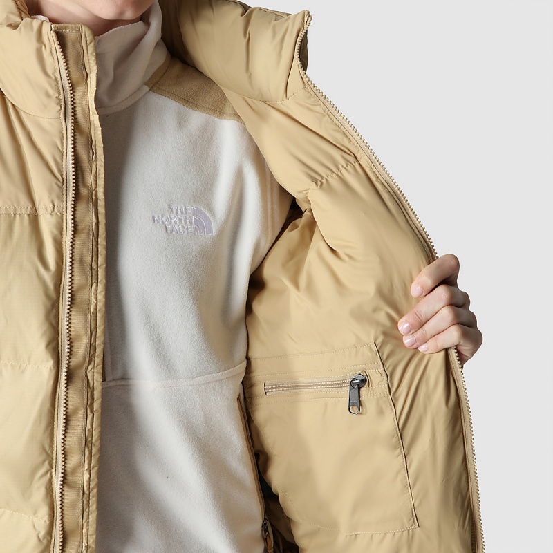 The North Face 1996 Retro Nuptse Jacket Khaki Stone | RKBZJL-729