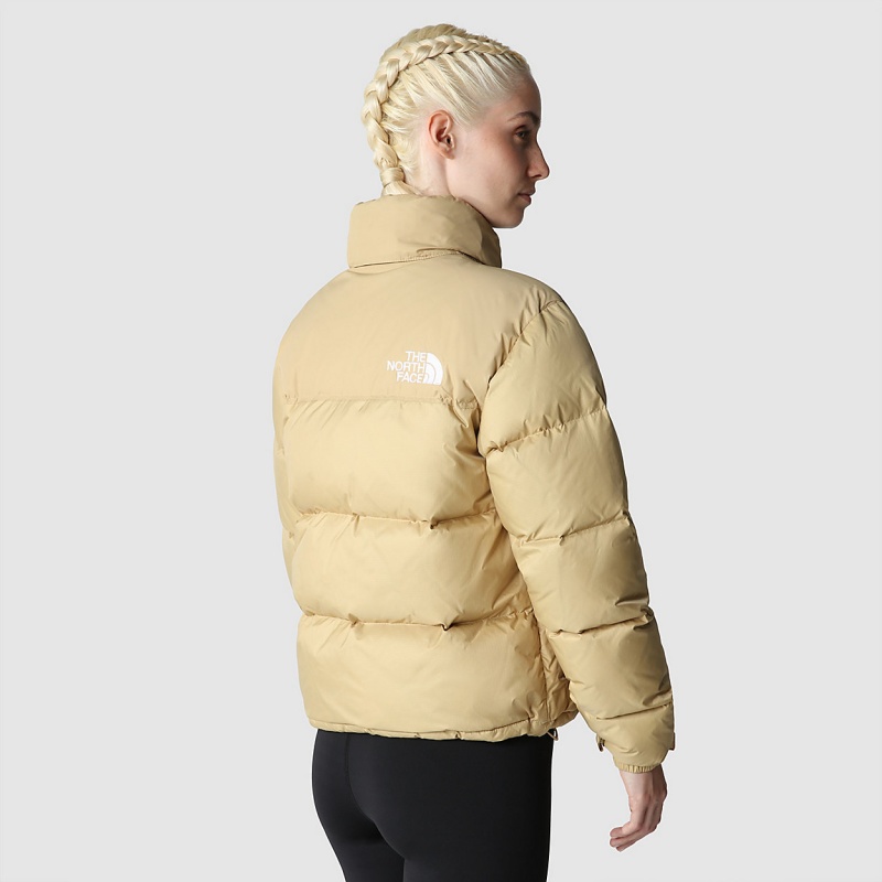 The North Face 1996 Retro Nuptse Jacket Khaki Stone | RKBZJL-729