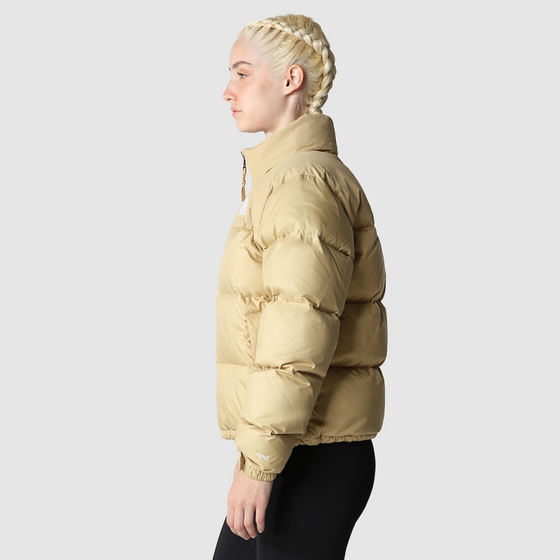 The North Face 1996 Retro Nuptse Jacket Khaki Stone | RKBZJL-729