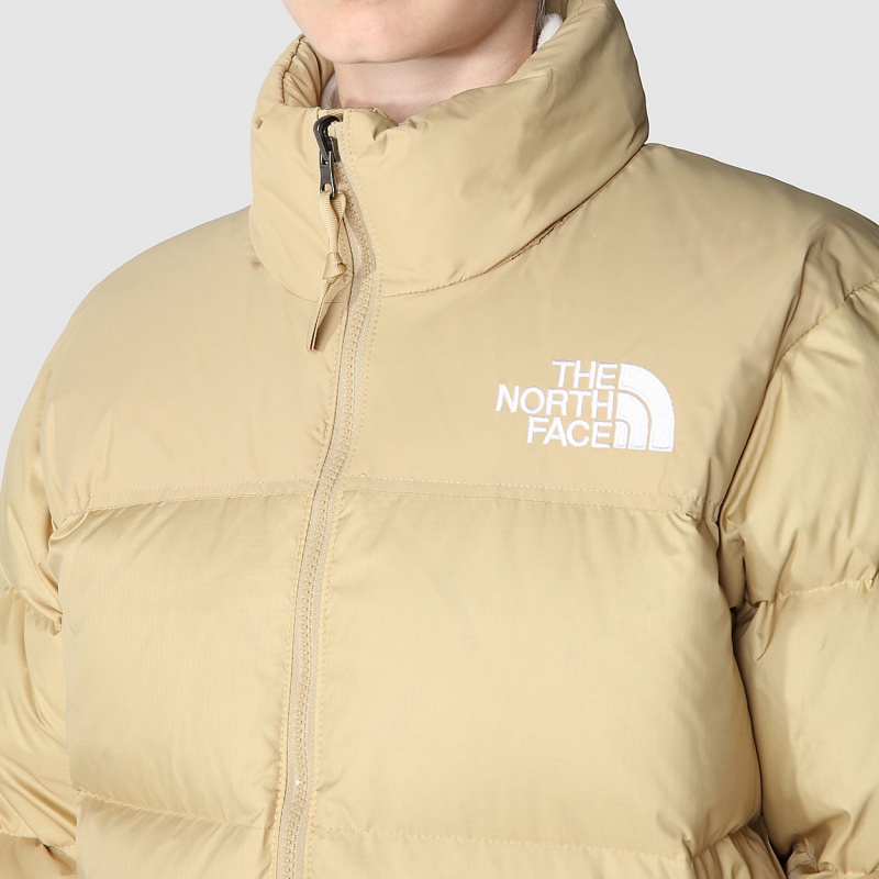 The North Face 1996 Retro Nuptse Jacket Khaki Stone | RKBZJL-729