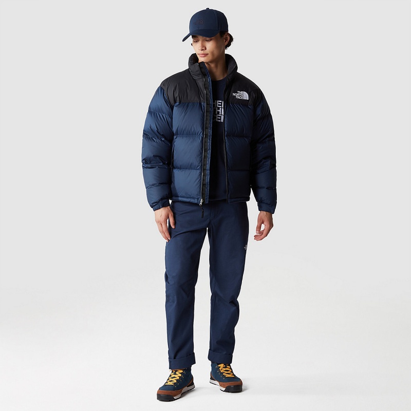 The North Face 1996 Retro Nuptse Jacket Summit Navy - Tnf Black | XTVEHB-401