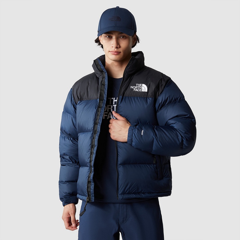 The North Face 1996 Retro Nuptse Jacket Summit Navy - Tnf Black | XTVEHB-401