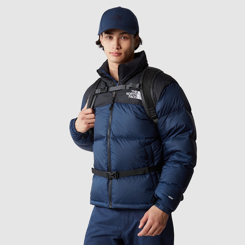 The North Face 1996 Retro Nuptse Jacket Summit Navy - Tnf Black | XTVEHB-401