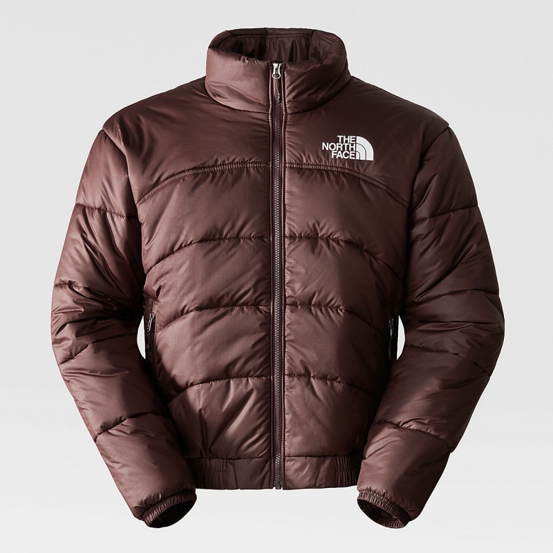 The North Face 2000 Synthetic Puffer Jacket Coal Brown | ZIUOAT-216