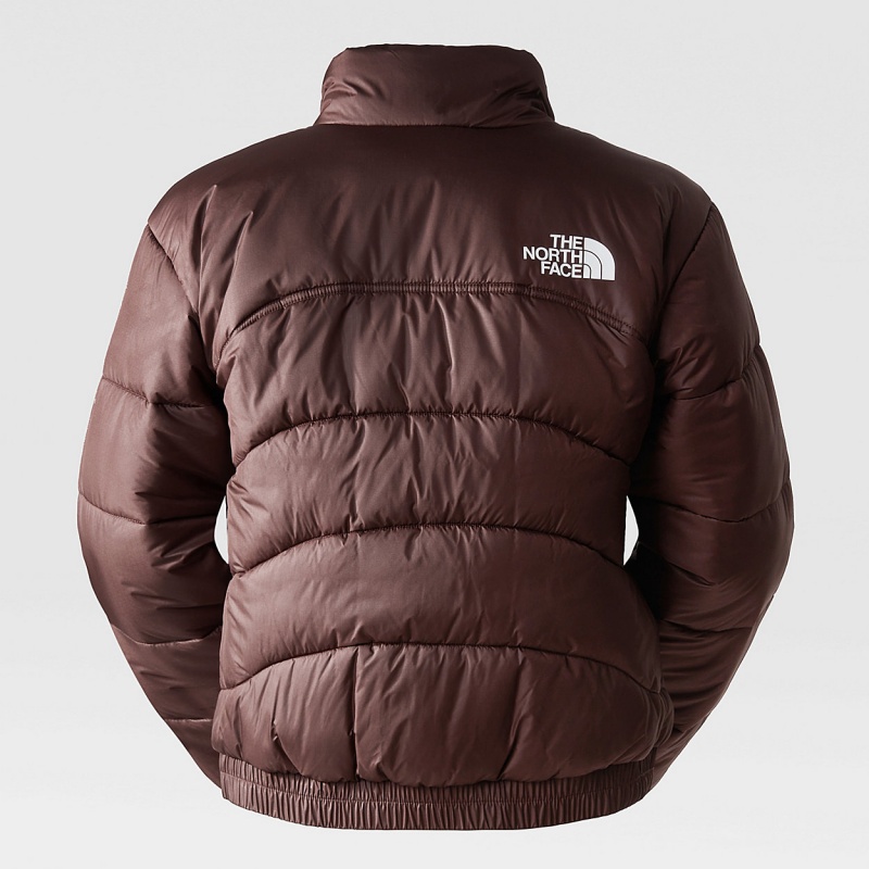 The North Face 2000 Synthetic Puffer Jacket Coal Brown | ZIUOAT-216