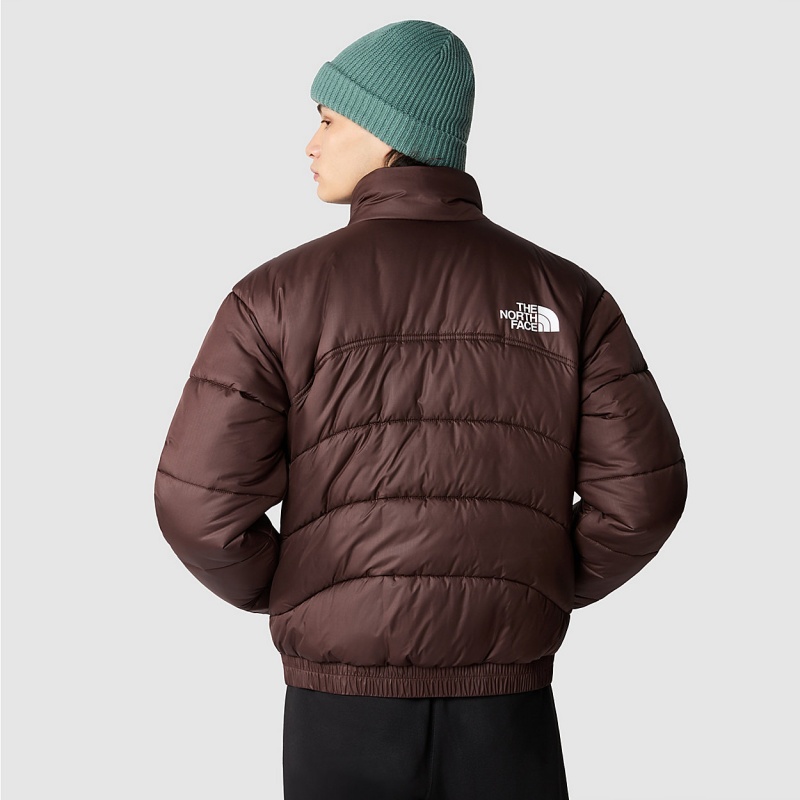 The North Face 2000 Synthetic Puffer Jacket Coal Brown | ZIUOAT-216