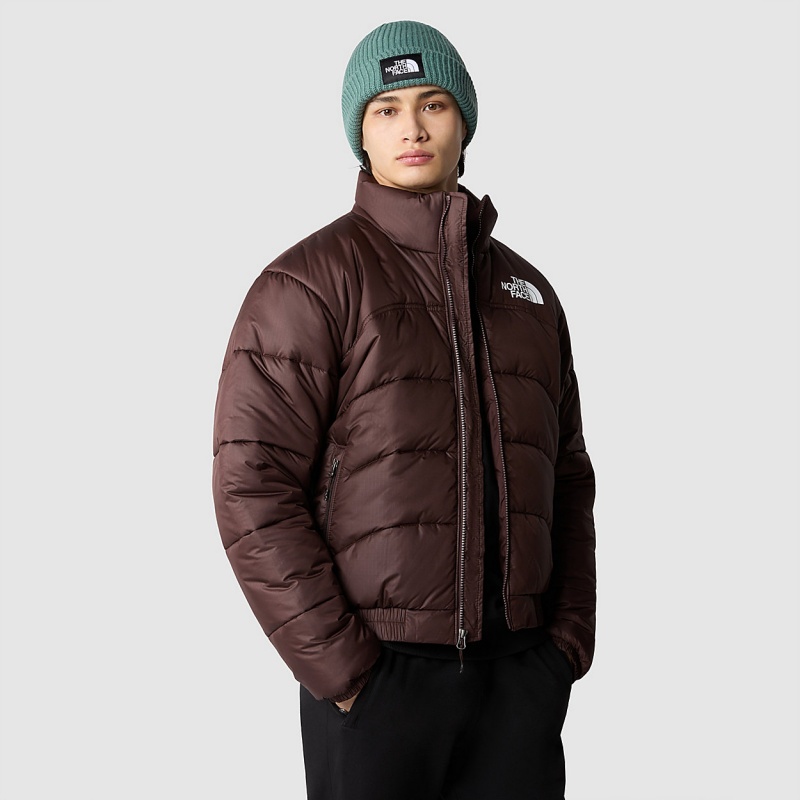 The North Face 2000 Synthetic Puffer Jacket Coal Brown | ZIUOAT-216